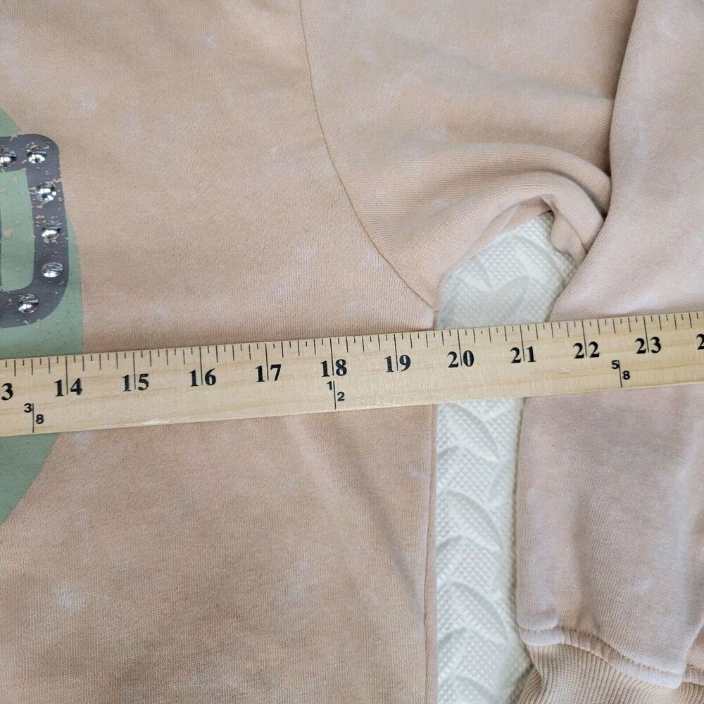 Pink Floyd Reproduction Sweatshirt Womens Small Oversized Neutral‎ Pink Studded - Picture 8 of 11